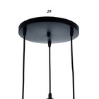 Светильник «Андри колор» 3хЕ27 40 Вт 25×25×27-127 см - фото 31198531