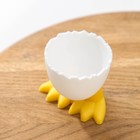Подставка для яиц «Утиные истории», цвет жёлтый - Фото 2