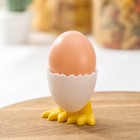 Подставка для яиц «Утиные истории», цвет жёлтый - Фото 3