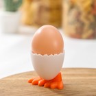 Подставка для яиц «Утиные истории», цвет оранжевый - Фото 3