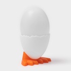 Подставка под яйцо всмятку «Утиные истории», пластик, 5×5×4 см - Фото 3