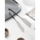 Щипцы кухонные «Поварские», длина 22 см, нержавеющая сталь - Фото 2