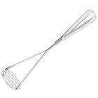 Толкушка, длина 24.5 см, цельнометаллической ручкой, нержавеющая сталь - Фото 2