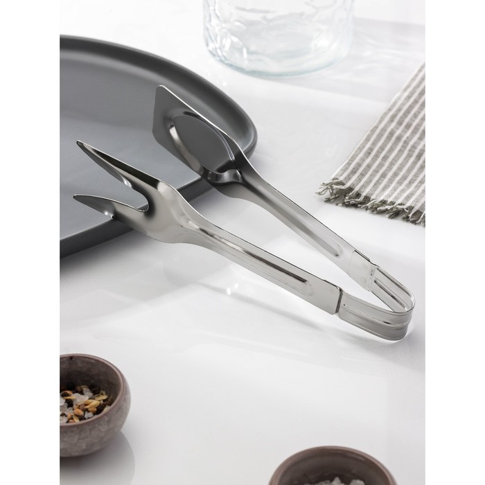 Щипцы для барбекю, сварные, длинна 22 см - Фото 1