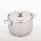 Кастрюля Amet «Классика», 5 л, с крышкой, нержавеющая сталь - Фото 1