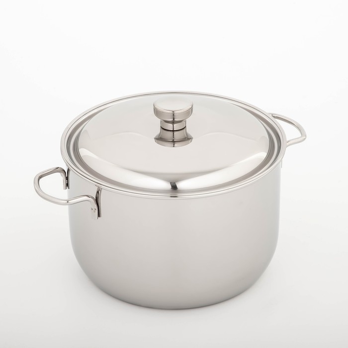 Кастрюля Amet «Классика», 5 л, с крышкой, нержавеющая сталь - Фото 1