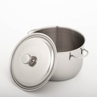 Кастрюля Amet «Классика», 5 л, с крышкой, нержавеющая сталь - Фото 2