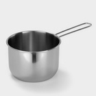 Ковш Amet «Классика», 2 л, металлическая ручка, нержавеющая сталь - Фото 1