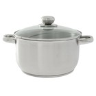 Кастрюля «Славяна», 4 л, d=22 см, капсульное дно, индукция - Фото 1