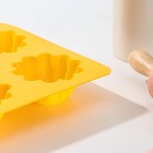 Форма силиконовая для выпечки Доляна «Сладости.Пудинг», 6 ячеек, 25,5×17,5×3 см, ячейка 7×7×3 см, цвет МИКС - Фото 3
