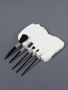 Набор кистей для макияжа SMOKY, 5 шт., футляр с зеркалом, чёрный - Фото 2