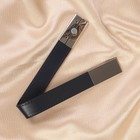 Подхват для штор из кожзаменителя, 35 × 2,5 см, цвет тёмно-синий - Фото 2