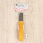 Подхват для штор из кожзаменителя, 35 × 2,5 см, цвет жёлтый - Фото 5