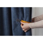 Подхват для штор из кожзаменителя, 35 × 2,5 см, цвет жёлтый - Фото 3