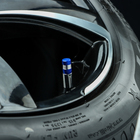 Колпачок на вентиль TORSO, синий, набор 4 шт - Фото 3