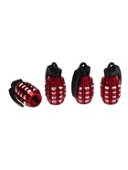 Колпачок на вентиль TORSO, граната, красный, набор 4 шт. - Фото 2