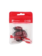 Колпачок на вентиль TORSO, граната, красный, набор 4 шт. - Фото 6