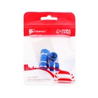 Колпачок на вентиль TORSO, синий, набор 4 шт - Фото 3