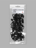 Крючок для штор, ролик с замком, 2.7×1.8 см, чёрный 7701984