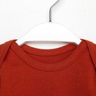 Лонгслив детский, цвет терракотовый, рост 68 - фото 46427006