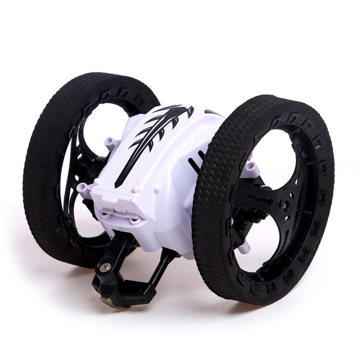 Перевёртыш радиоуправляемый «Космос», прыгает, работает от аккумулятора, без камеры, цвет белый 53095