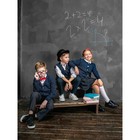 Жилет вязаный для мальчика Amarobaby Pure Love School, рост 122 см, цвет черный - Фото 6