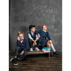 Жилет вязаный для мальчика Amarobaby Pure Love School, рост 128 см, цвет черный - Фото 6