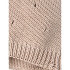 Шапочка на завязках с помпоном детская Amarobaby Pure Love Cutie, с подкладом, размер 44-46 см, цвет бежевый - Фото 5