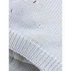 Шапочка на завязках с помпоном детская Amarobaby Pure Love Cutie, с подкладом, размер 38-40 см, цвет серый - Фото 5