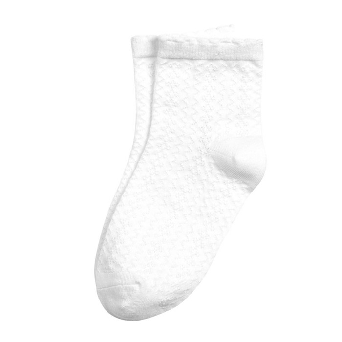 Носки детские, размер 18-20 см, цвет белый - Фото 1