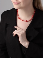 Бусы «Невесомость» шарики, красные, 41 см  (артикул 164114)  большой выбор товаров оптом и в розницу по низким ценам с доставкой