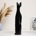 Фигура "Кошка Египетская №1" большая черная глянцевая 10х11х45см - фото 24449465
