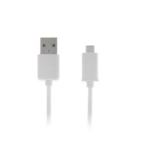 Кабель Luazon, microUSB - USB, 1 А, 1 м, белый