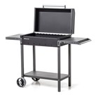 Мангал «MAH 203», 128.5×52×90.1 см, 2 мм, колеса, боковые полки, крышка - Фото 3