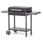 Мангал «MAH 203», 128.5×52×90.1 см, 2 мм, колеса, боковые полки, крышка - Фото 4