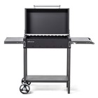 Мангал «MAH 203», 128.5×52×90.1 см, 2 мм, колеса, боковые полки, крышка - Фото 5