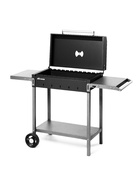 Мангал MAH 203, 128.5×52×90.1 см, 2 мм, колеса, боковые полки, крышка - Фото 2