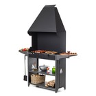 Мангал Professional Standart Zont PSZ3000, 159×40×210 см, 3 мм, полки, с крышей - Фото 2