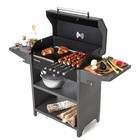 Мангал Family Standart BBQ FSB2000, 133.2×44.1×96.6 см, 2 мм, крышка, боковые полки - Фото 1