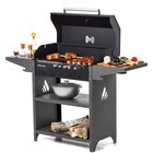 Мангал Family Standart BBQ FSB2000, 133.2×44.1×96.6 см, 2 мм, крышка, боковые полки - Фото 2