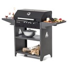 Мангал Family Standart BBQ FSB2000, 133.2×44.1×96.6 см, 2 мм, крышка, боковые полки - Фото 3