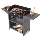 Мангал "Family Standart Grill FSG2000" 133,2 х 39,4 х 89,5 см, 2 мм, крышка, боковые полки 7690966 - фото 1371713