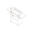 Мангал Family Standart Grill FSG2000, 133.2×39.4×89.5 см, 2 мм, крышка, боковые полки - Фото 6