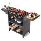 Мангал Family Standart FS2000, 133.2×39.4×77.4 см, 2 мм, боковые столики, полка - Фото 1