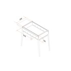 Мангал «Классика 600», 84.6×38×60.7 см, 2 мм, складные ножки, боковая полка - Фото 4