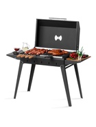 Мангал «Классика 600К», 100.2×38×69 см, 2 мм, складные ножки, боковые полки, крышка  (артикул 7690969)  большой выбор товаров оптом и в розницу по низким ценам с доставкой