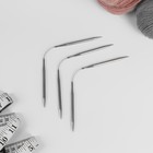 Спицы для вязания, чулочные, d = 3,5 мм, 21 см, 3 шт - Фото 2