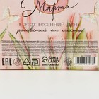 Подарочный набор, блокнот А6.32 листа, ручка, бурлящий шар 40 г (2 шт.) «С 8 марта!» - фото 23634746