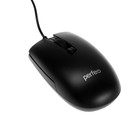 Мышь Perfeo Raft, проводная, оптическая, 1600 dpi, USB, чёрная - Фото 1