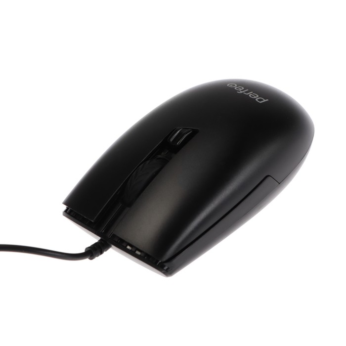 Мышь Perfeo Raft, проводная, оптическая, 1600 dpi, USB, чёрная - фото 51810920